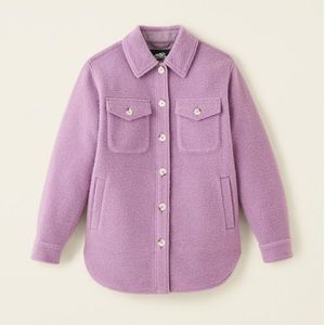 Brand new Roots Seymour Shacket lilac colour. Brand new never worn with tags.